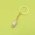 Metal Scallop Shell Cloud Keychain For DIY Gift view 1
