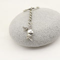 Metal Combat Helmet Keychain Bag Charm Gift view 3