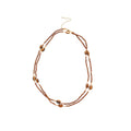Ethnic Tiger Eye Beaded Layered Sweater Necklace With Oval Geometric New Chinese Vintage Design view 5
