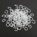 200pcs Pack 6-10mm Color Painted Iron Jump Rings Single Open Connector Rings For DIY Crafts view 2