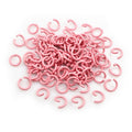 200pcs Pack 6-10mm Color Painted Iron Jump Rings Single Open Connector Rings For DIY Crafts view 3