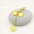 Metal Japanese Sakura Hollow Keychain Phone Bag Charm view 3