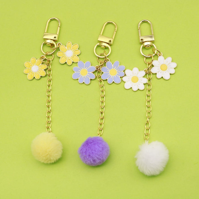 Metal Japanese Sakura Hollow Keychain Phone Bag Charm