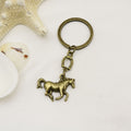 Metal Western Horse Horseshoe Keychain Key Ring Gift view 6