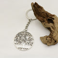 Zinc Alloy Round Tree Of Life Keychain Key Ring Gift view 4