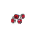 Copper Zircon Round Hollow Geometric Clip-on Earrings For Women Fashion OL No Piercing Ear Cuffs view 5