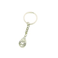 Metal Hollow Heart Drop Shape Keychain Bag Charm view 5