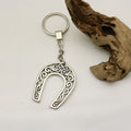 Zinc Alloy Horseshoe Keychain Good Luck Gift Key Ring view 4