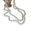 Light Luxury Faux Pearl Long Sweater Necklace French Vintage Court Style Round Geometric Pendant view 5