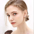 Colorful Star Stud Earrings For Women Dopamine Fairy Style Sticker Look Trendy Girl Accessories view 3
