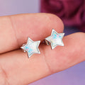Colorful Star Stud Earrings For Women Dopamine Fairy Style Sticker Look Trendy Girl Accessories view 2
