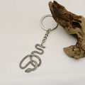 Zinc Alloy Minimalist Snake Keychain For Gift Key Ring view 4