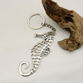 Zinc Alloy Simple Seahorse Keychain Bag Charm Gift view 4