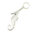 Zinc Alloy Simple Seahorse Keychain Bag Charm Gift view 5