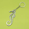 Zinc Alloy Simple Seahorse Keychain Bag Charm Gift view 1