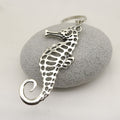 Zinc Alloy Simple Seahorse Keychain Bag Charm Gift view 3