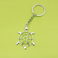 Zinc Alloy Minimal Turtle Keychain Bag Charm Key Ring Gift view 1