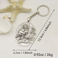 Zinc Alloy Owl Keychain Bag Charm Gift Accessory view 2