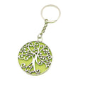 Zinc Alloy Hollow Tree Of Life Keychain Bag Charm view 5