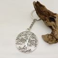 Zinc Alloy Hollow Tree Of Life Keychain Bag Charm view 4
