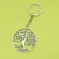 Zinc Alloy Hollow Tree Of Life Keychain Bag Charm view 1