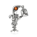Alloy Rhinestone Cat Brooch Pin For Women's Cardigan And Coat view 2