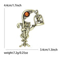 Alloy Rhinestone Cat Brooch Pin For Women's Cardigan And Coat view 4