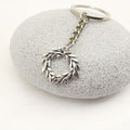 Zinc Alloy Olive Branch Keychain Minimalist Key Ring Gift view 3