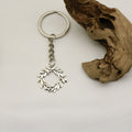 Zinc Alloy Olive Branch Keychain Minimalist Key Ring Gift view 4