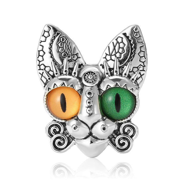 Alloy Cartoon Cat Brooch Pin For Fashion Clothing Decoration