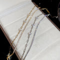 18K Gold Plated Copper Double Layer Zircon Flower Bangle Korean Elegant OL Jewelry view 2