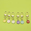 Metal Daisy Keychain AirPods Bag Charm Gift view 2