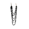 Acrylic Beaded Multi Layer Tassel Sweater Necklace, Vintage Ethnic Round Geometric Choker view 5