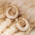 Korean Metal Oil Painting Glitter Ear Cuffs For Women, Daily Elegant Fairy Style Accessories Earrings view 5