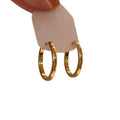 Light Luxury Copper Round Hoop Earrings For Women Minimalist Geometric Commuter Jewelry view 5