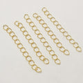 5cm DIY Necklace Bracelet Extension Tail Chain, 0.5mm Thick Jewelry Connector Accessory view 2