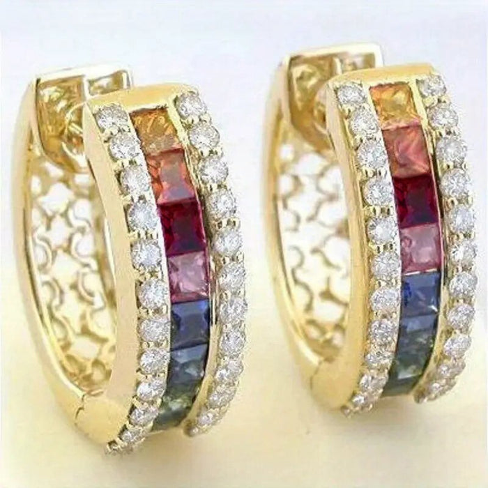 Korean Dopamine Colorful Ear Cuffs For Women, Trendy Niche Fashion Accessories Earrings