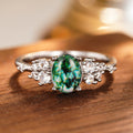 Simple Faux Marble Minimalist Ring For Women, New Chinese Style Commuter Fashion Jewelry view 5