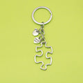 Metal Creative Puzzle Keychain For Friendship Farewell Gift view 1