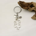 Metal Creative Puzzle Keychain For Friendship Farewell Gift view 4