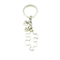 Metal Creative Puzzle Keychain For Friendship Farewell Gift view 5
