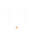 18K Gold Plated Copper Teardrop Pendant Sweater Necklace Minimalist Light Luxury Commuter Jewelry view 5