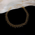 Korean Style Copper Braided Lace Hollow Out Collarbone Necklace Minimalist Light Luxury Jewelry view 4