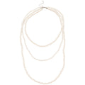 Light Luxury Vintage Faux Pearl Multi Layer Sweater Necklace Elegant Geometric Round Collarbone Chain view 5