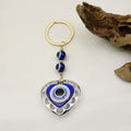 Zinc Alloy Heart Devil Blue Eye Jewelry Findings Accessories for DIY Jewelry Making view 3