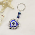 Zinc Alloy Heart Devil Blue Eye Jewelry Findings Accessories for DIY Jewelry Making view 6