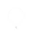 Korean Faux Pearl Pea Pendant Necklace Old Money Elegant Oval Geometric Collarbone Chain view 5