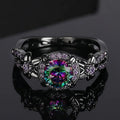 Sweet Cool Colorful Bow Flower Ring For Women, Elegant Niche Gentle Fashion Jewelry view 2