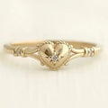 Heart And Star Ring For Women, Gentle Sweet Cool Style Fashion Jewelry Single Ring view 1