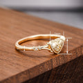 Heart And Star Ring For Women, Gentle Sweet Cool Style Fashion Jewelry Single Ring view 4